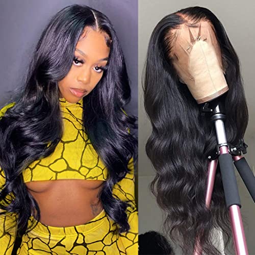 13x4 Lace Front Wigs Human Hair-Body Wave Lace Front Wigs Human Hair-10A Grade 150% Density Human Hair Lace Front Wigs Pre Plucked Frontal wigs human hair For Black Women With Babyhair (22inch)